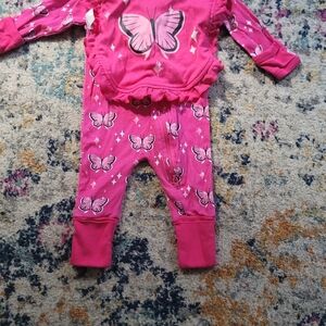 Paris Hilton Pink Butterfly Newborn Outfit
